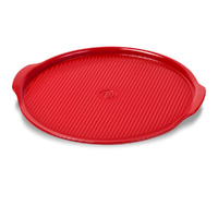 Emile Henry Ridged Pizza Stone 40cm - Burgundy