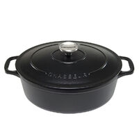 Chasseur Oval French Oven 27cm / 4L - Matte Black