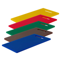 Chef Inox Colour Coded Polyethylene Cutting Boards 230x380x12mm - 5pc