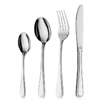 Trenton Madrid 48 Piece Cutlery Dining Set Stainless Steel 48pc - Knife Fork Spoon Cafe