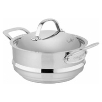 Chasseur Escoffier Tri-Ply 20cm Multi Steamer With Lid