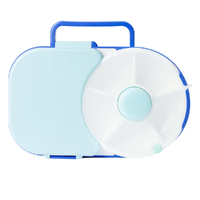 GoBe 2-in-1 Lunchbox With Original Snack Spinner - Blue 8603B