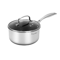 Stanley Rogers Matrix Saucepan with Lid - 18cm / 2.3L Suits Induction