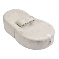 CocoonaBaby Red Castle Nest Linen - Newborn Baby Ergonomic Sleeping Aid Mattress