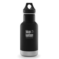 Klean Kanteen Classic Kid Insulated 12oz Water Bottle W/ Sport Cap - Black