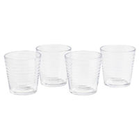 Royal Doulton Gordon Ramsay Maze Tumbler 340ml Glasses Clear , Set of 4