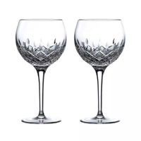 Royal Doulton R&D Collection Highclere Stemmed Crystal Balloon Glasses Set of 2