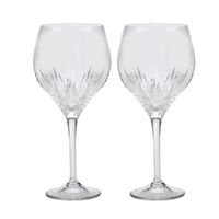 Vera Wang by Wedgwood Duchesse Goblet Glasses , 2pc Set