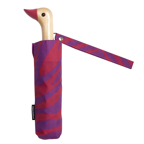 Original Duckhead Duck Umbrella Compact - Swirl In Pink - 5 x 7 x 35cm