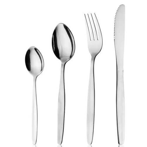 Trenton Melbourne 48 Piece Cutlery Dining Set Stainless Steel 48pc - Knife Fork Spoon Cafe