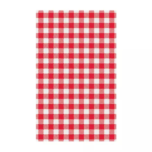 Moda Gingham Red Greaseproof Paper Pack of 200 - 310 × 190mm