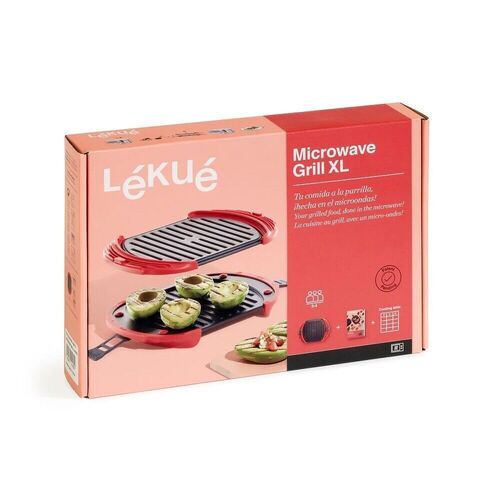 Lekue Microwave Oven Grill XL - Meat Toastie Griddle