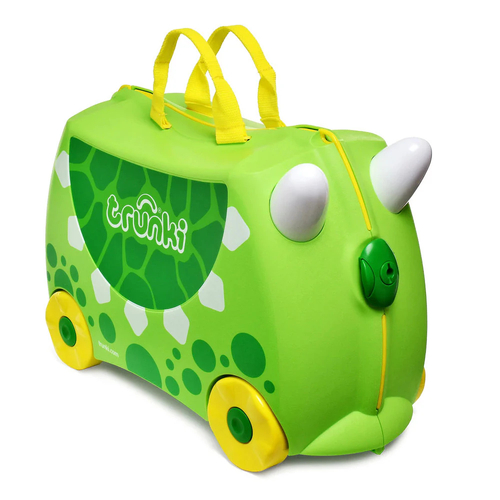 Trunki Ride on Kids Suitcase Luggage Toy Box - Dudley the Dinosaur