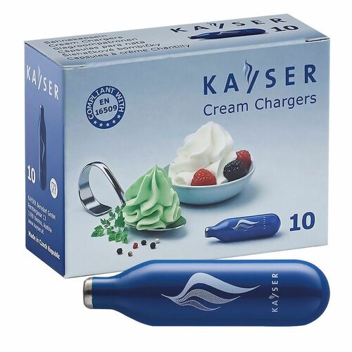 Kayser Cream Charger Bulbs 10pc - Blue