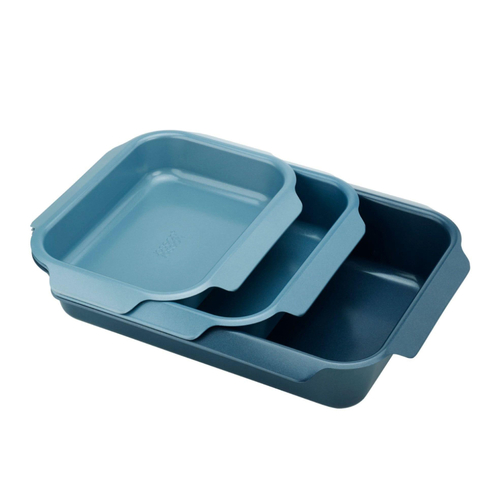 Joseph Joseph Nest Bake Non-Stick Baking Tray 3 Piece Set - Blue 