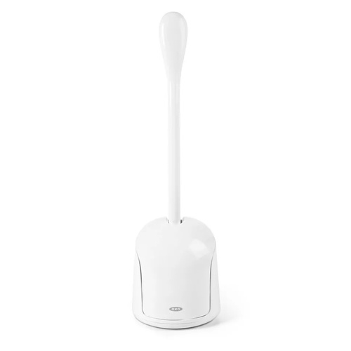 OXO Good Grips Compact Toilet Brush and Canister - White 48700