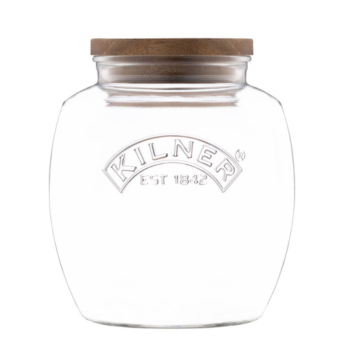 Kilner Universal Storage Jar with Acacia Lid  - 2 Litre