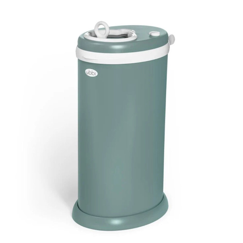 Ubbi Nappy Bin Diaper Pail Matte Open Water