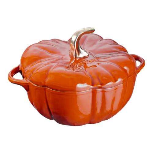 Staub Enamelled Cast Iron Pumpkin Cocotte 24cm / 3.45L - Cinnamon