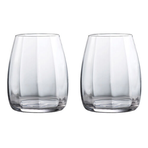 Waterford Crystal Elegance Optic Tumbler Pair 520ml - Set of 2 Glasses