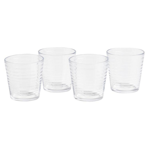 Royal Doulton Gordon Ramsay Maze Tumbler 340ml Glasses Clear , Set of 4