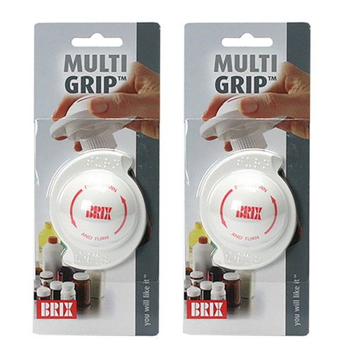 Brix Multigrip Safety Cap Bottle Opener , Set of 2