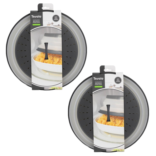 Tovolo Collapsible Microwave Food Cover Anti-Splatter 31.5cm Large , Set of 2