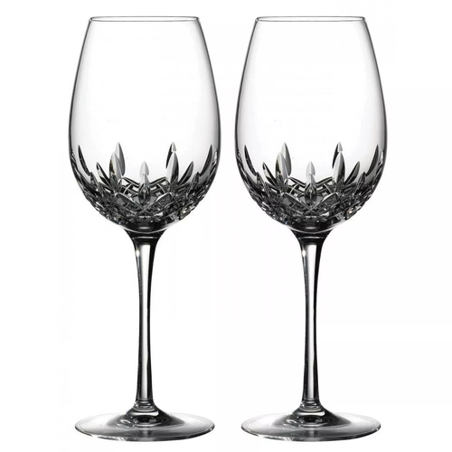 Waterford Lismore Essence Crystal Goblet Glasses , 2pc Set