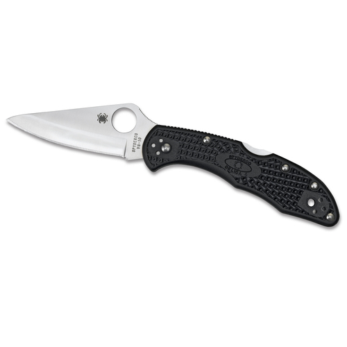 Spyderco Delica 4 Lightweight Plain Blade Black YSC11PBK